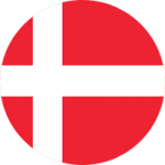 denmark flag round