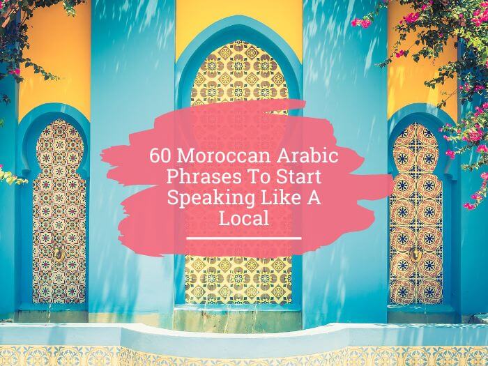 Moroccan Arabic phrases